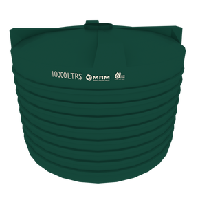 Green PVC 10,000L Round Water Tank