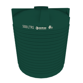 Green PVC 5,000L Round Water Tank
